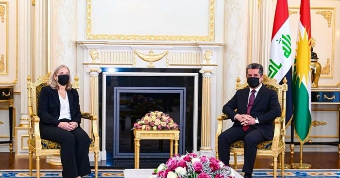 PM Masrour Barzani meets new US Ambassador to Iraq