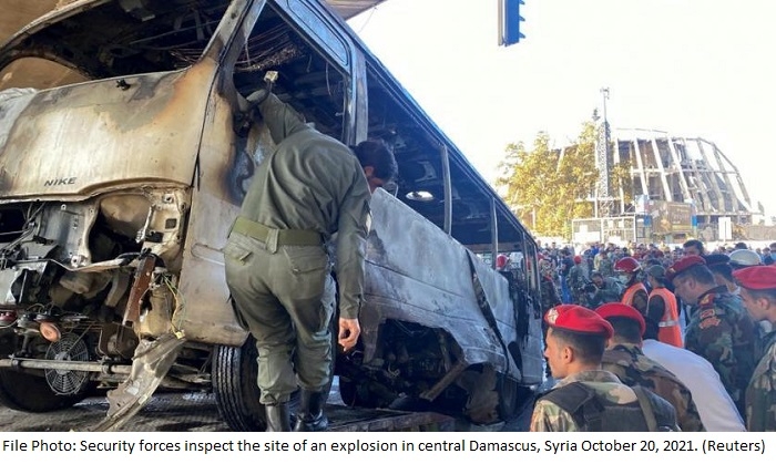 Syrian military: Attack on bus kills 13, most of them troops