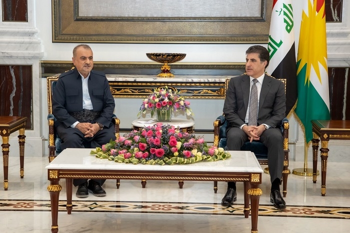 President Nechirvan Barzani receives a group of writers and intellectuals from Iranian Kurdistan