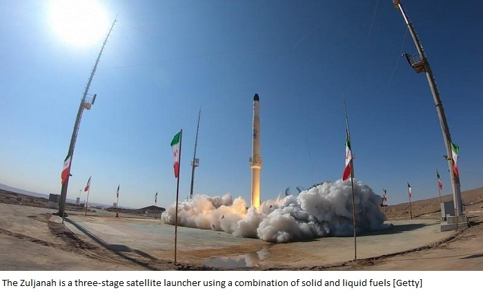 Iran tests Zuljanah satellite launcher for second time