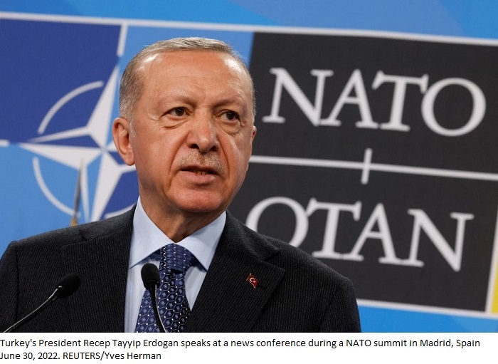 Erdogan raises possibly nixing NATO-Nordics deal if promises not kept -media