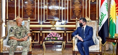 PM Masrour Barzani meets with Brigadier General Karl Harris