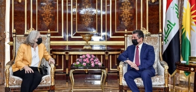 PM Masrour Barzani meets Alina Romanowski--US Ambassador to Iraq