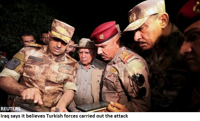Iraq accuses Turkey of attack that killed nine in Kurdistan