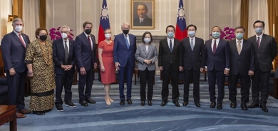 China announces new drills as US delegation visits Taiwan