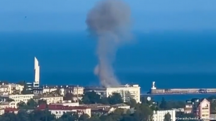 Drone shot down at Russian Black Sea Fleet headquarters in Crimea