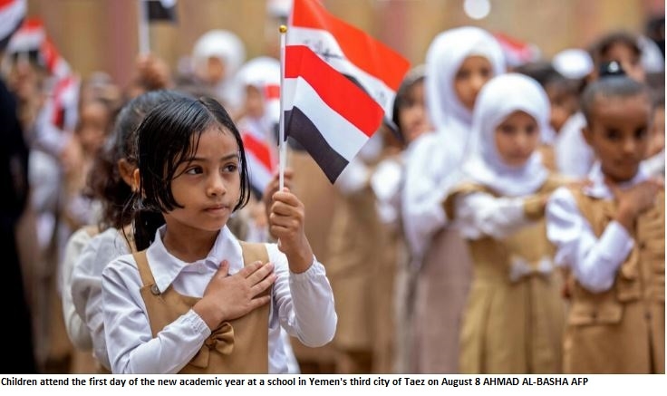 Children in war-torn Yemen skip class to survive 'misery'