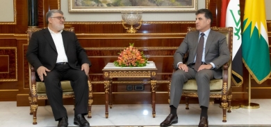 President Nechirvan Barzani receives the Governor of Western Azerbaijan