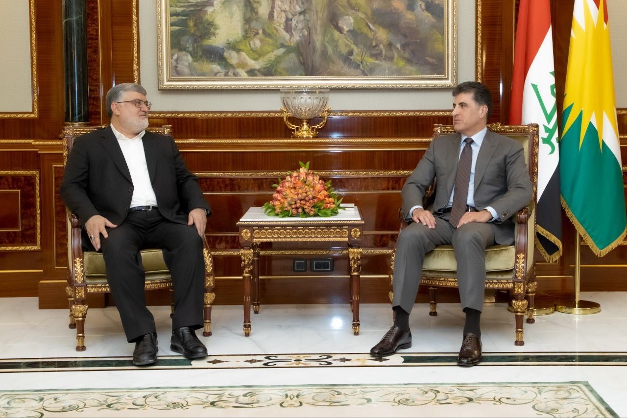 President Nechirvan Barzani receives the Governor of Western Azerbaijan