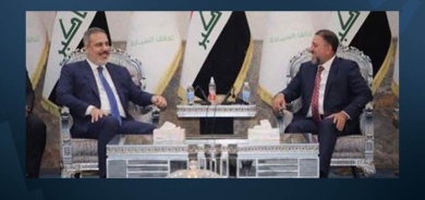 الخنجر يستقبل رئيس الاستخبارات التركي في بغداد