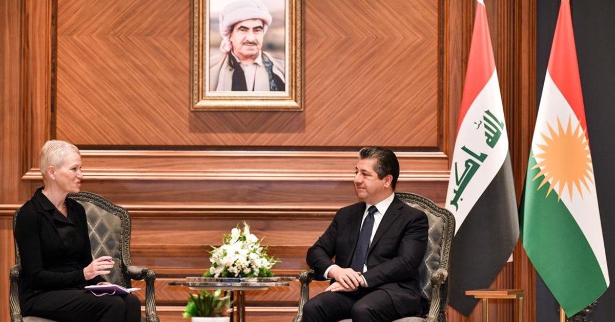 PM Masrour Barzani meets US Assistant Secretary of Defense