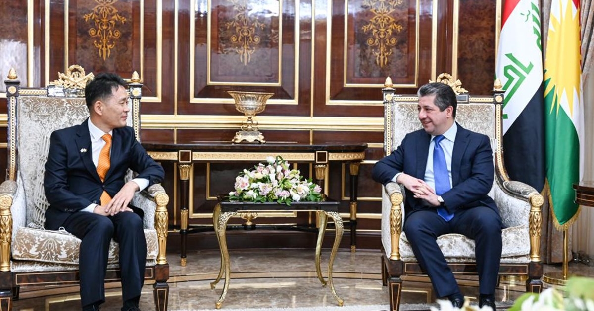 PM Masrour Barzani meets new Republic of Korea Consul General