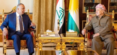 الرئيس بارزاني والكاظمي يبحثان التحديات الأمنية والعملية السياسية العراقية