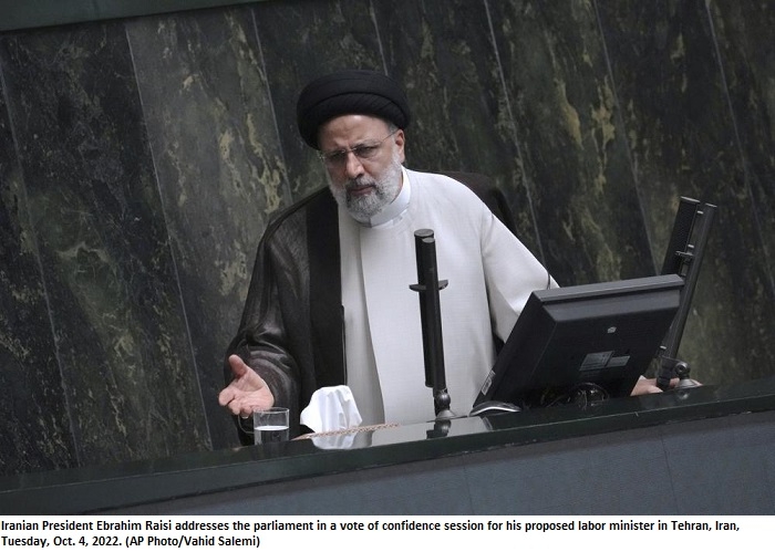 Iran’s president tries to assuage anger as protests continue