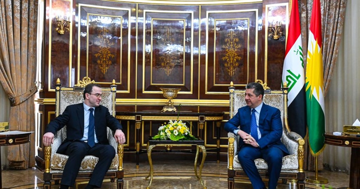 PM Masrour Barzani separately meets both Australian and Russian  Ambassadors to Iraq