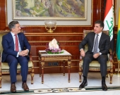 President Nechirvan Barzani receives US Special Envoy to Northeast Syria