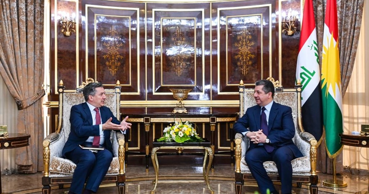 PM Masrour Barzani meets US representative for North East Syria