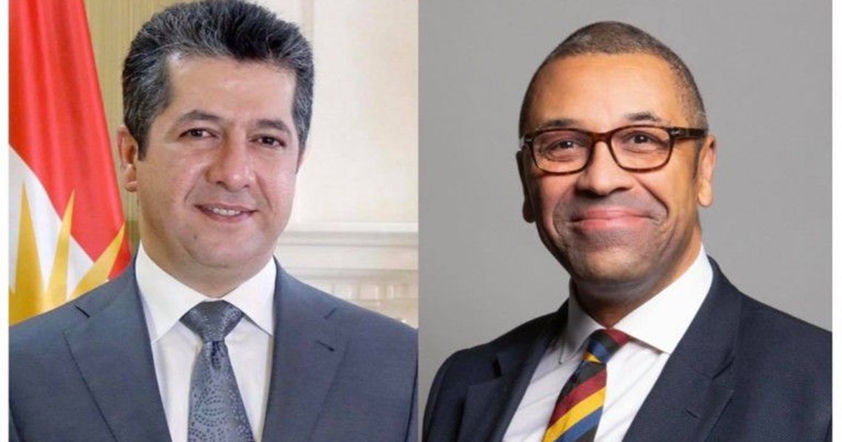 Readout of Prime Minister Masrour Barzani’s call with UK Foreign Secretary James Cleverly