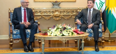 President Nechirvan Barzani receives Martin Jaeger, the Ambassador of Germany