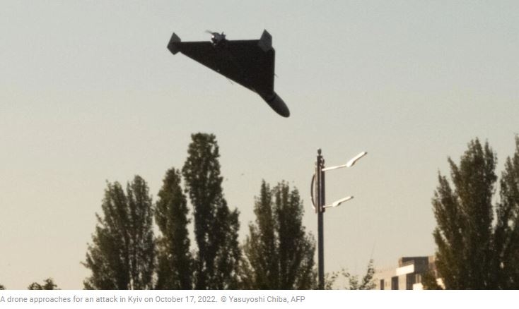 Russian ‘kamikaze’ drones strike Kyiv, Zelensky says attacks ‘won’t break’ Ukrainians