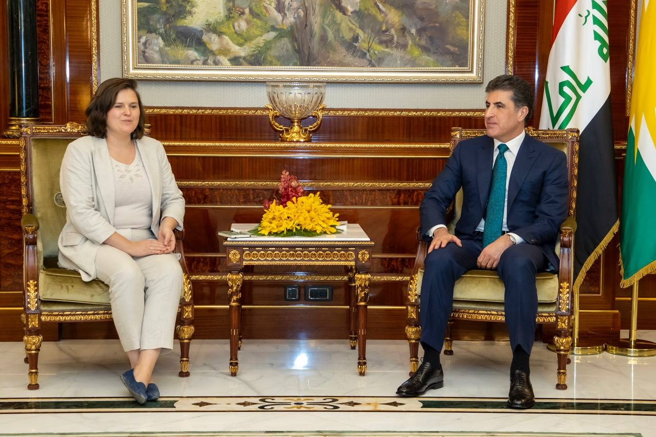 President Nechirvan Barzani meets with a delegation of the German Bundestag