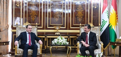 PM Masrour Barzani meets with the Russian Ambassador to Iraq