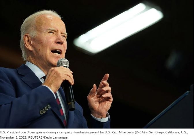 Biden vows to 'free Iran' in West Coast campaign speech