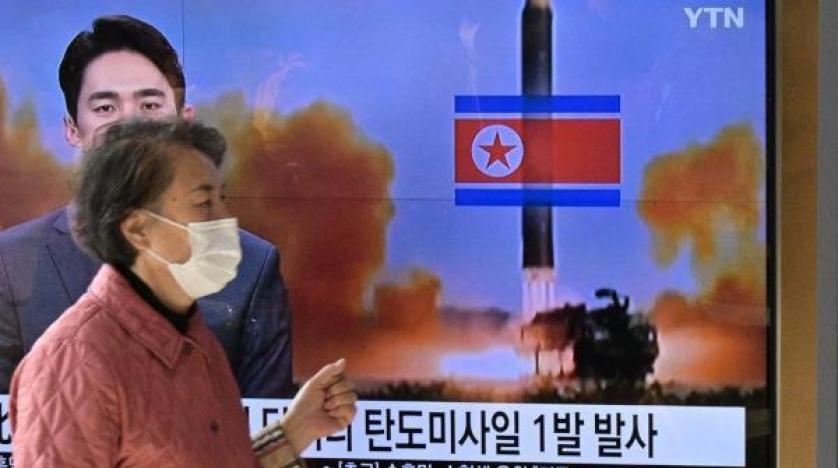 كوريا الشمالية تطلق صاروخاً بالستياً عابراً للقارات