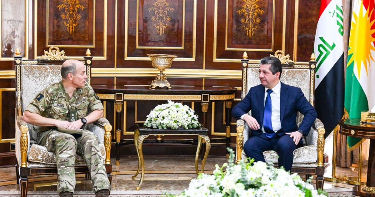 PM Masrour Barzani meets with Deputy Commanding General of US-led Coalition