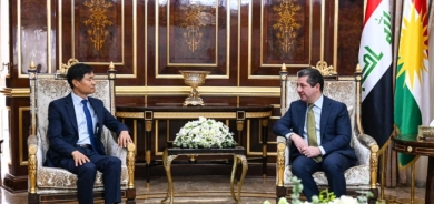 مسرور بارزاني والسفير الكوري لدى العراق يبحثان سبل توطيد العلاقات بين اربيل وسيئول