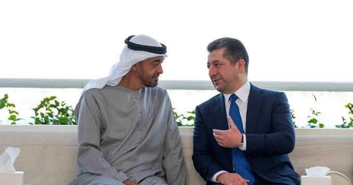 Readout of Prime Minister Masrour Barzani’s call with His Highness Sheikh Mohamed bin Zayed Al Nahyan
