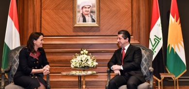 PM Masrour Barzani meets with President of Hungary