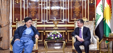 Prime Minister Barzani receives leader of Kurdistan Socialist Democratic Party