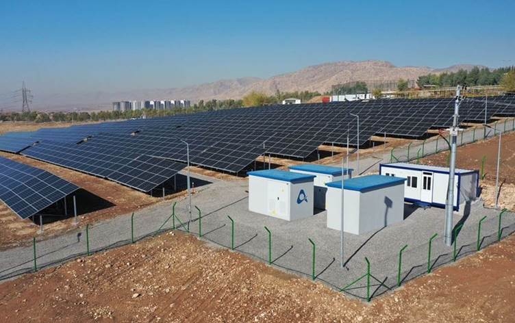 افتتاح أكبر محطة طاقة شمسية لإنتاج الكهرباء في دهوك