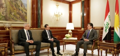 President Nechirvan Barzani meets with Ambassadors of France and Germany