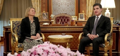 President Nechirvan Barzani welcomes the new Consul General of the United Kingdom