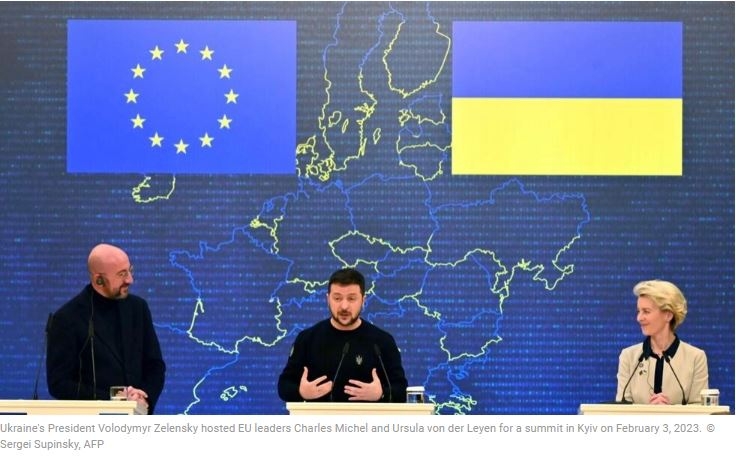 Ukraine's Zelensky vows to hasten EU membership after Kyiv summit