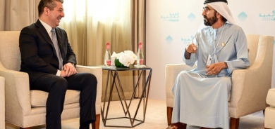 مسرور بارزاني ونائب رئيس دولة الإمارات يبحثان توطيد العلاقات على كافة الأصعدة