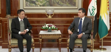 President Nechirvan Barzani receives a Chinese delegation