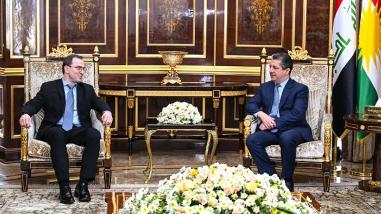 مسرور بارزاني يستقبل سفير روسيا لدى العراق