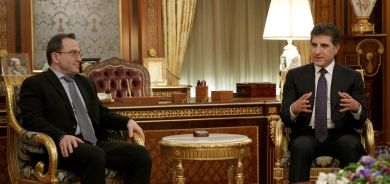President Nechirvan Barzani receives Ambassador of Russia