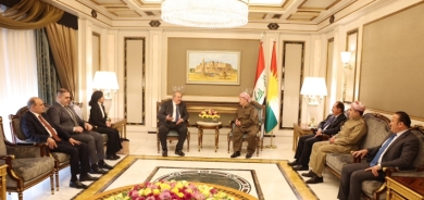 الرئيس بارزاني وأياد علاوي يبحثان الوضع السياسي في العراق
