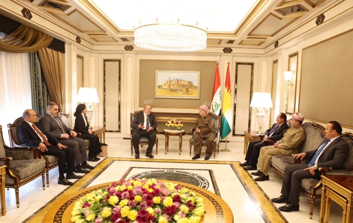 الرئيس بارزاني وأياد علاوي يبحثان الوضع السياسي في العراق