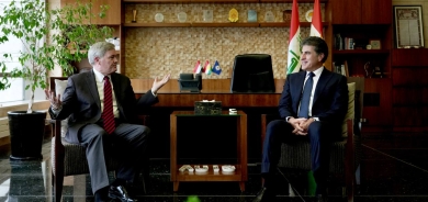 President Nechirvan Barzani meets with Mr. Terry Wolf