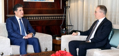 President Nechirvan Barzani receives Italy’s Ambassador, Mr. Maurizio Greganti