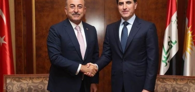نيجيرفان بارزاني يتلقى  بعيد نوروز من وزير الخارجية التركي