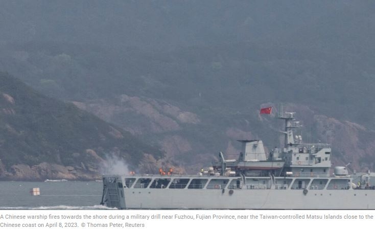 China Conducts Three-Day Military Drills around Taiwan
