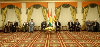 President Nechirvan Barzani hosts Iftar dinner for Muslim religious clerics