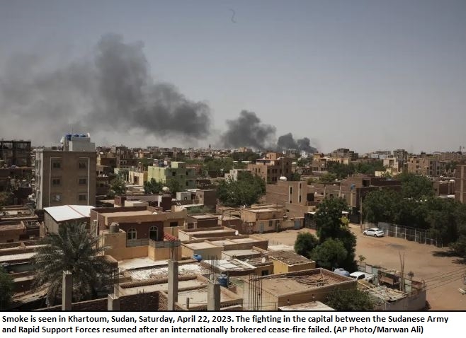 Sudan rivals pledge evacuation help, US diplomats airlifted