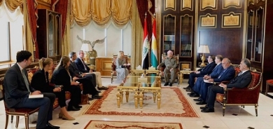 President Barzani Meets with Foreign Representatives in Erbil, Stresses Importance of Holding Elections on Time